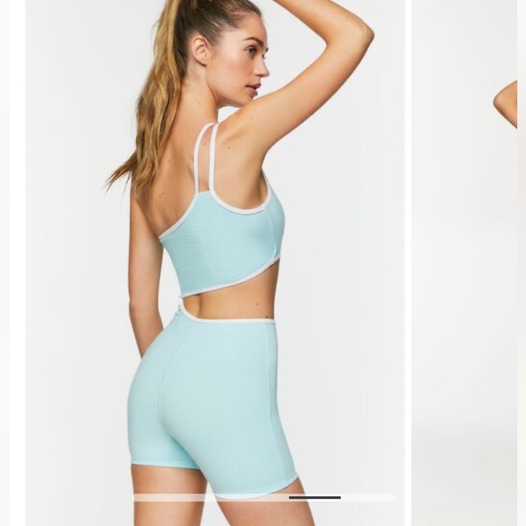 Forever 21 Active Cutout One-Shoulder Romper - Picture 3 of 5